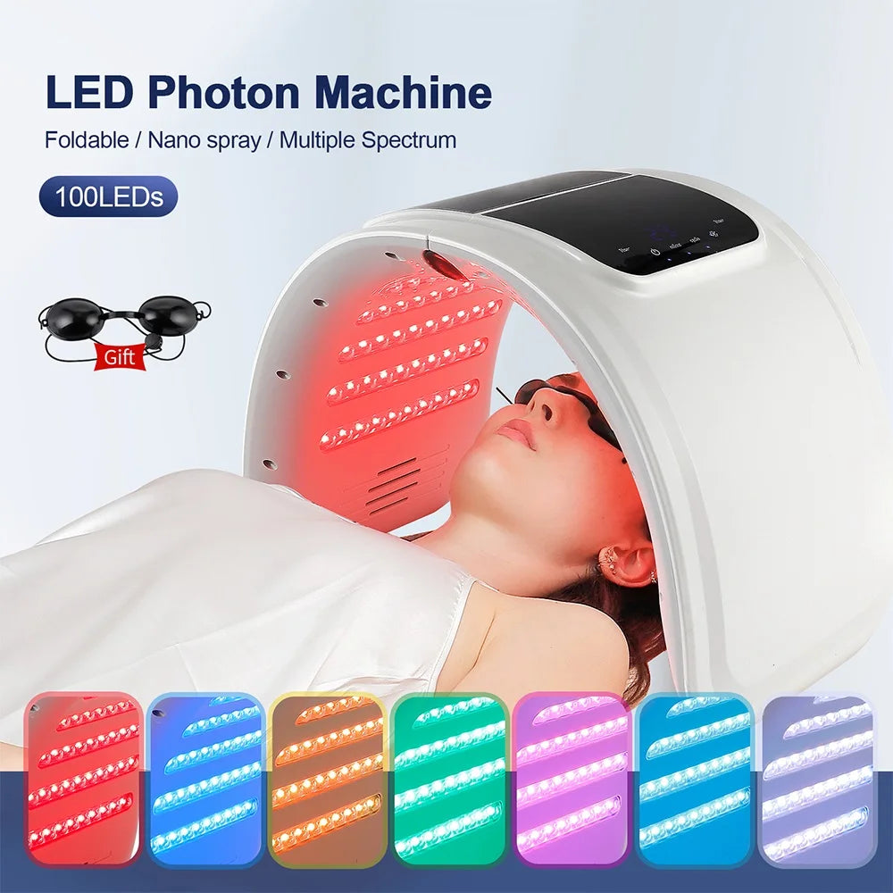 LED Photon Facial Beauty Machine Skin Rejuvenation Lifting Face & Body Skin Care Spa Massager